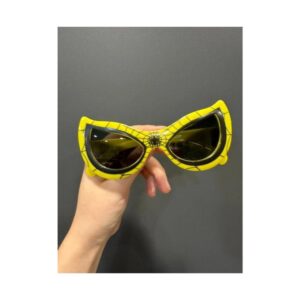 Lentes spiderman amarillo niño