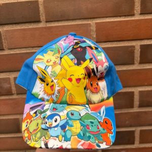 gorro pikachu y sus amigos pokemon infantil
