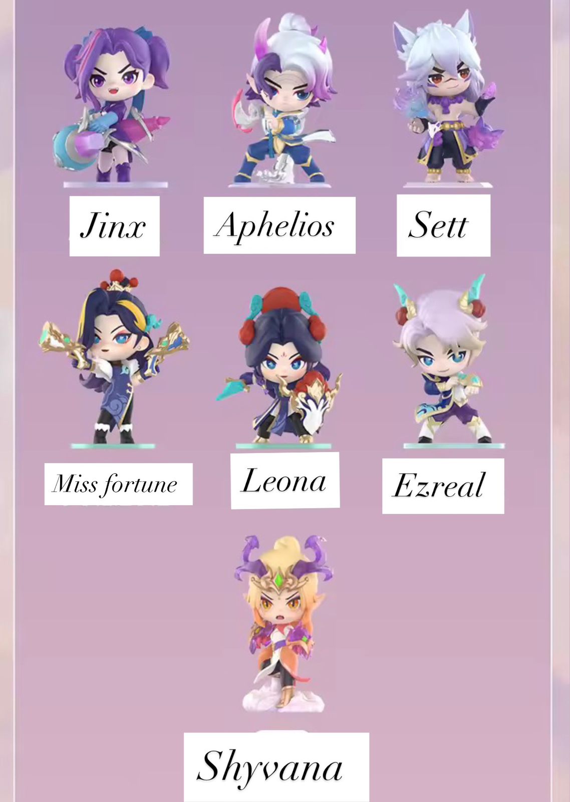 Figuras Blind box league of legends TFT ORIGINALES al azar - Imagen 3