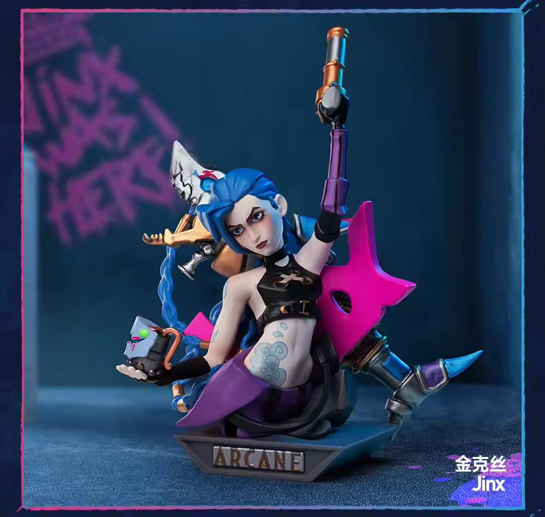 Figuras Arcane ORIGINALES League of legends Blind box - Imagen 5