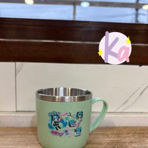 Taza Hatsune Miku Acero Inoxidable Verde