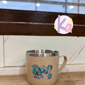 Taza Hatsune Miku Acero Inoxidable Beige