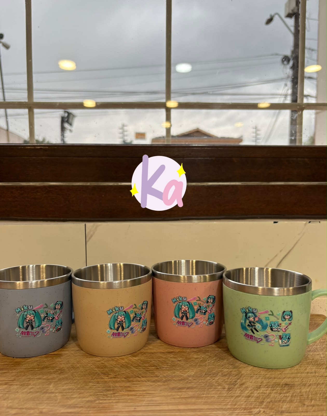 Taza Hatsune Miku Acero Inoxidable Beige - Imagen 4