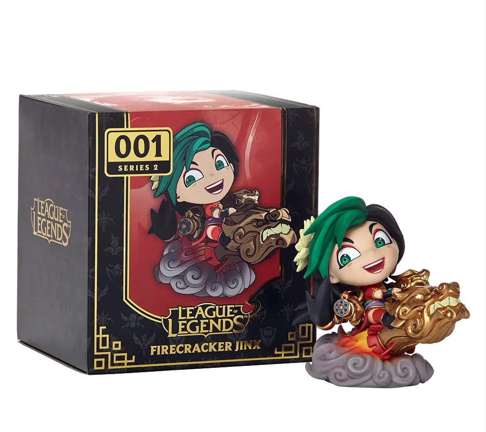 Figura Jinx Artificiera League of Legends ORIGINAL - Imagen 3