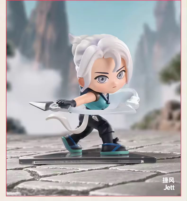 Figura Jett ORIGINAL Pop Mart x VALORANT
